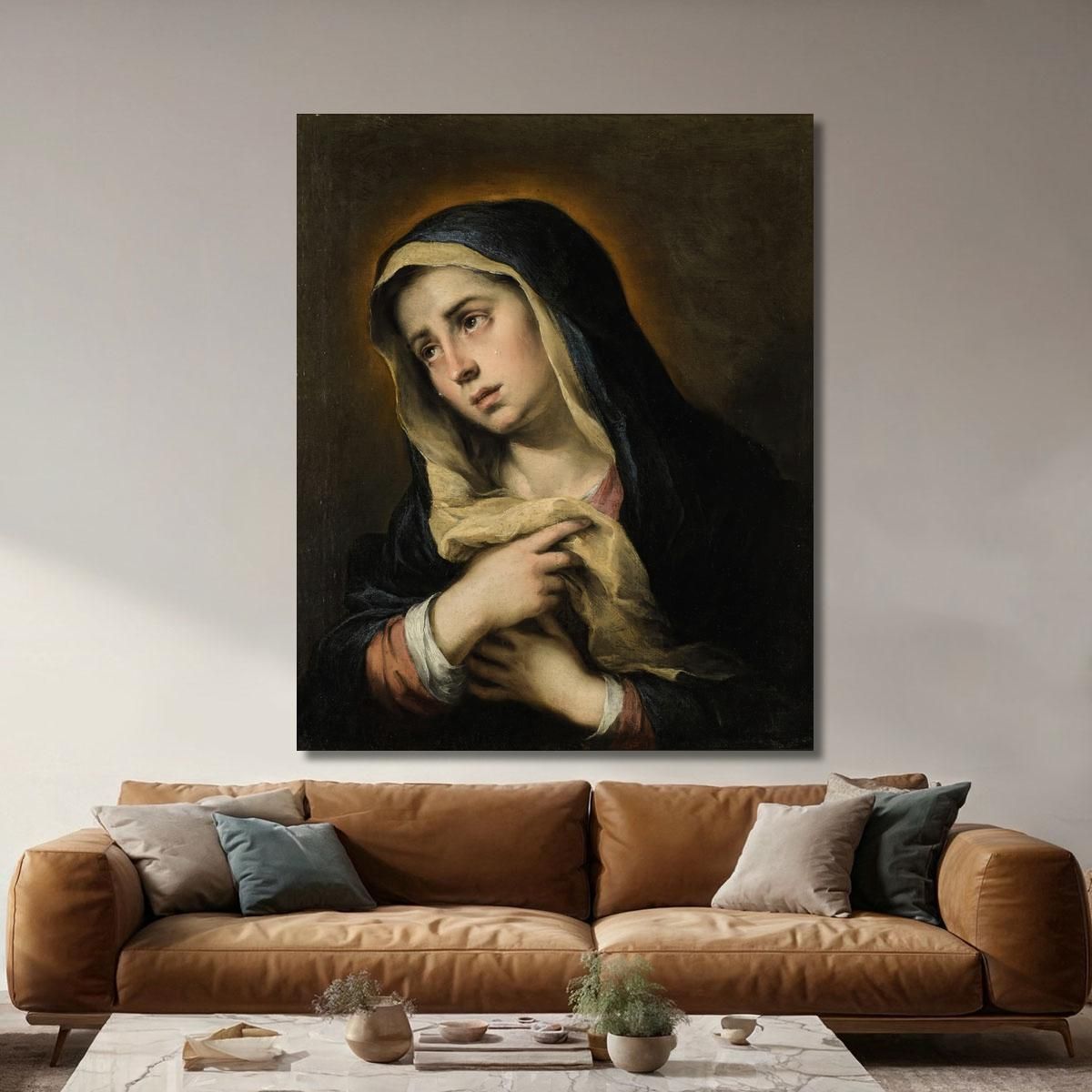 Mater Dolorosa Bartolomé Estebán Murillo bem12 canvas print 