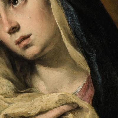 Mater Dolorosa Bartolomé Estebán Murillo bem12 canvas print