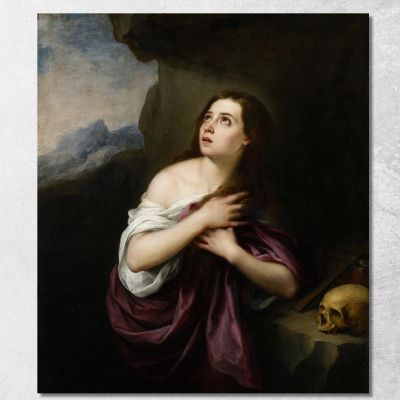 Penitent Magdelene Bartolomé Estebán Murillo bem13 canvas print 