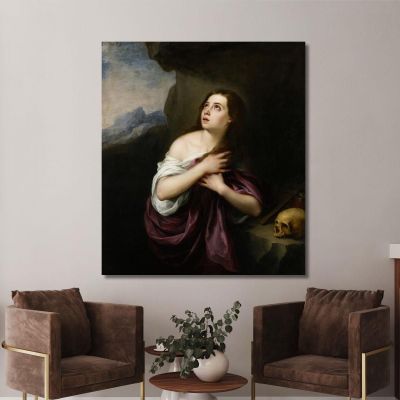 Penitent Magdelene Bartolomé Estebán Murillo bem13 canvas print 