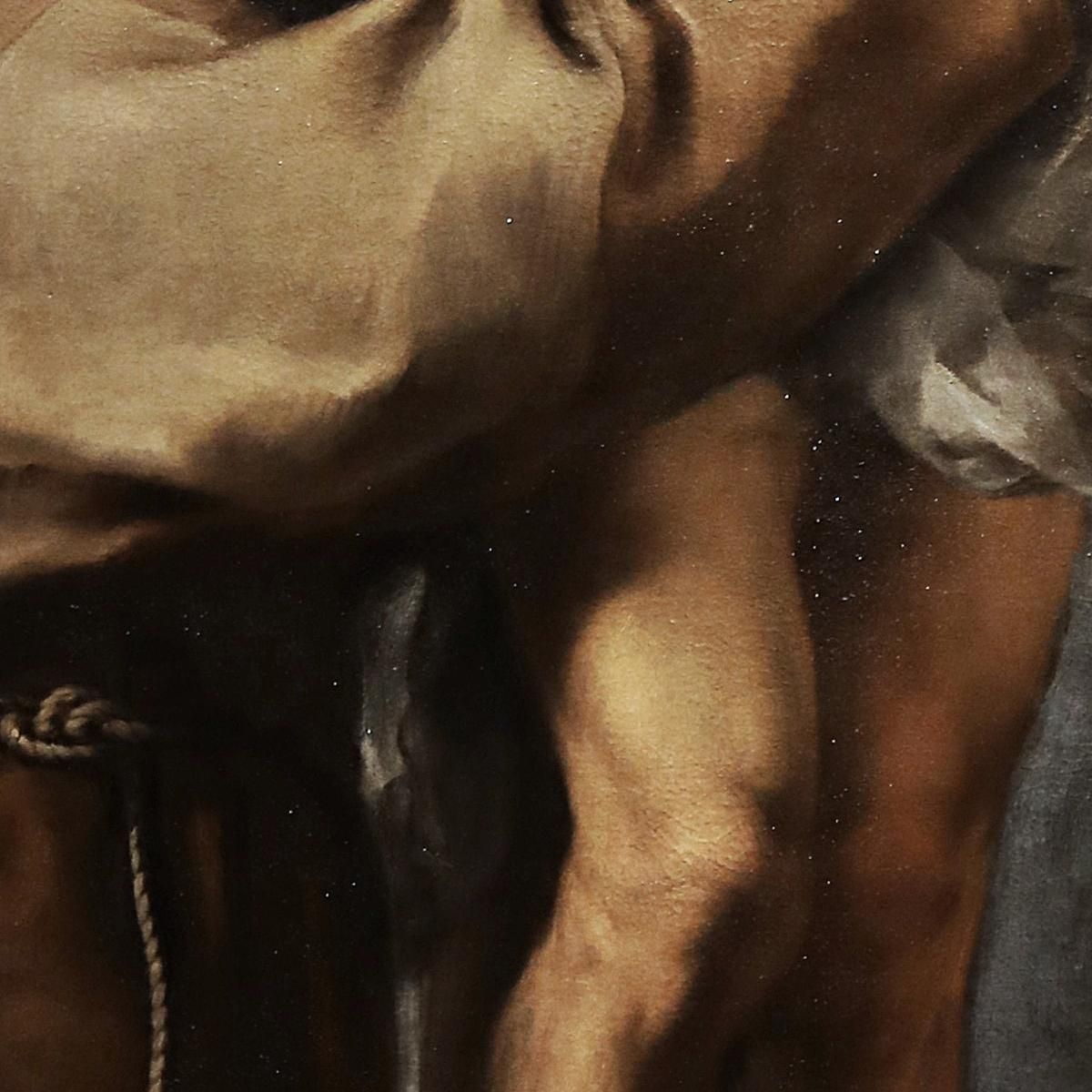 Saint Francis Of Assisi Embracing The Crucified Christ Bartolomé Estebán Murillo bem17 canvas print