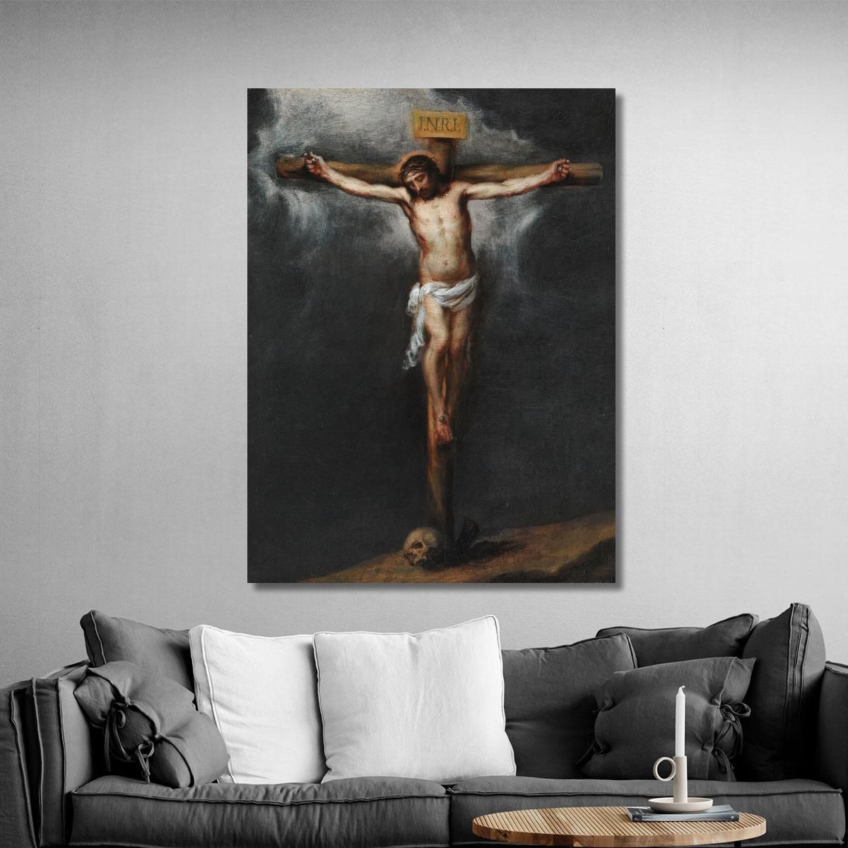 The Crucifixion Bartolomé Estebán Murillo bem29 canvas print 