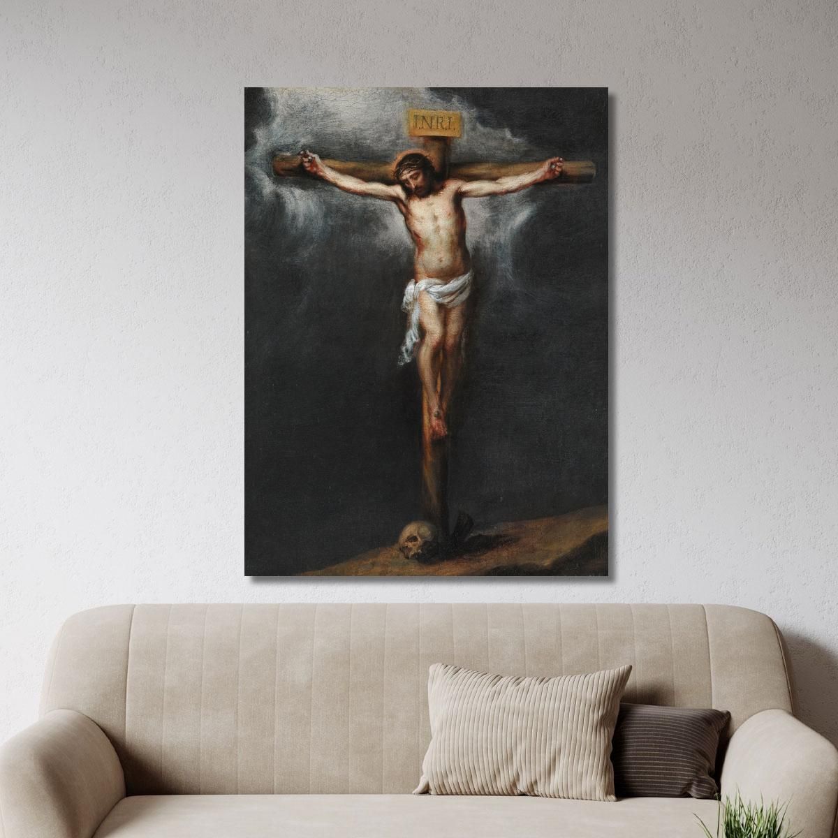 The Crucifixion Bartolomé Estebán Murillo bem29 canvas print 