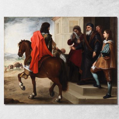 The Departure Of The Prodigal Son Bartolomé Estebán Murillo bem30 canvas print 
