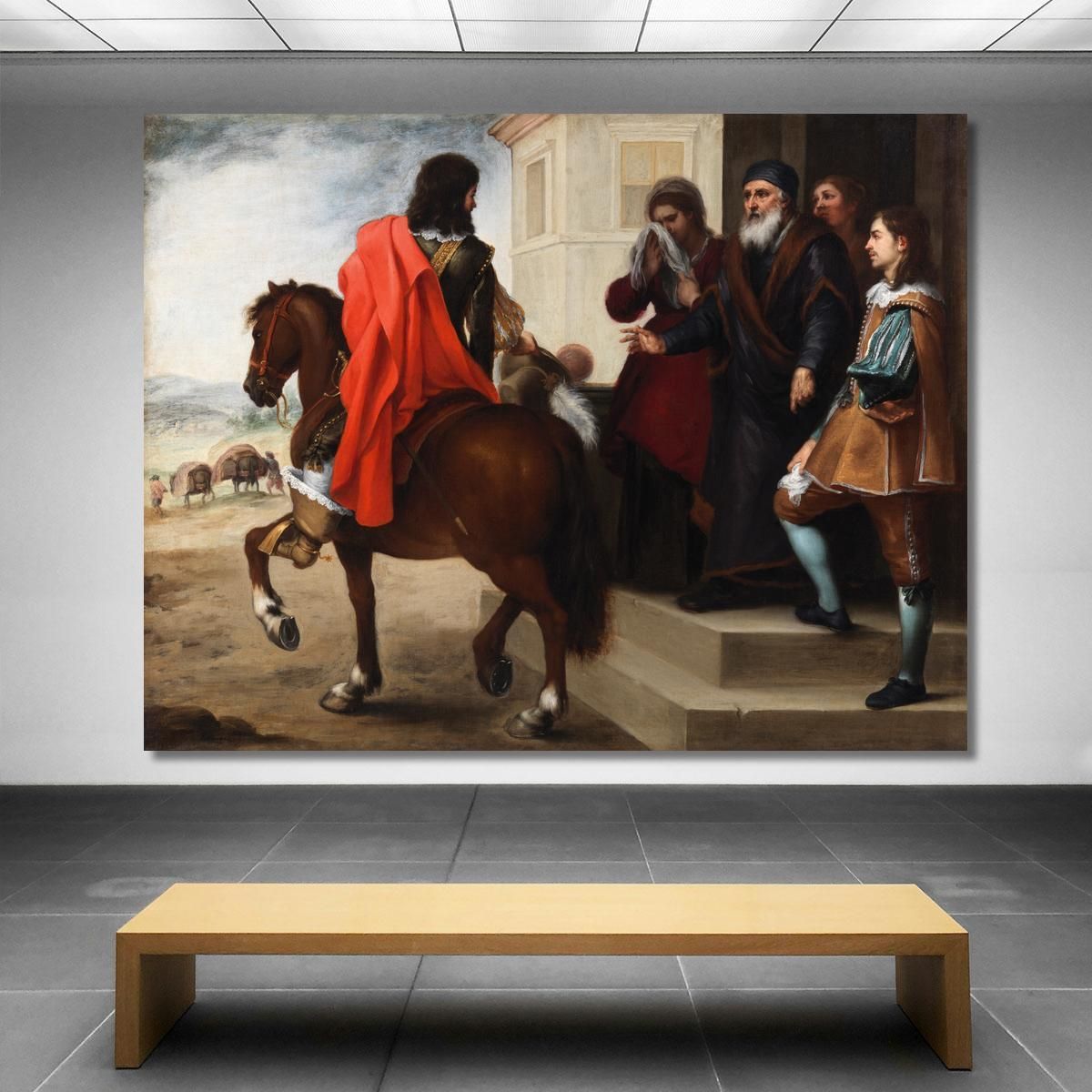The Departure Of The Prodigal Son Bartolomé Estebán Murillo bem30 canvas print 
