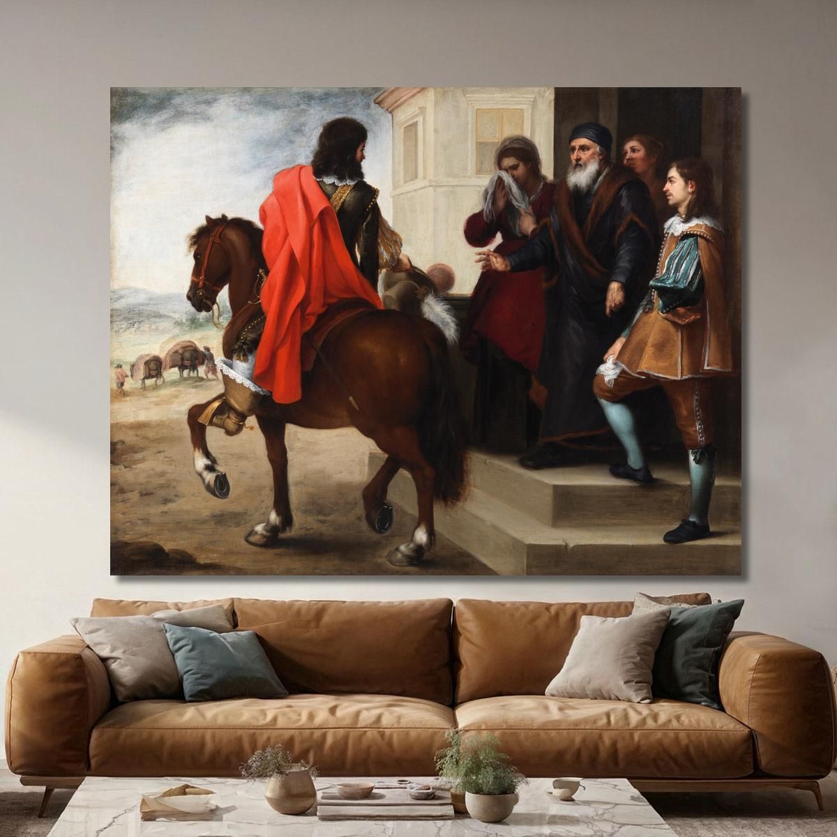 The Departure Of The Prodigal Son Bartolomé Estebán Murillo bem30 canvas print 