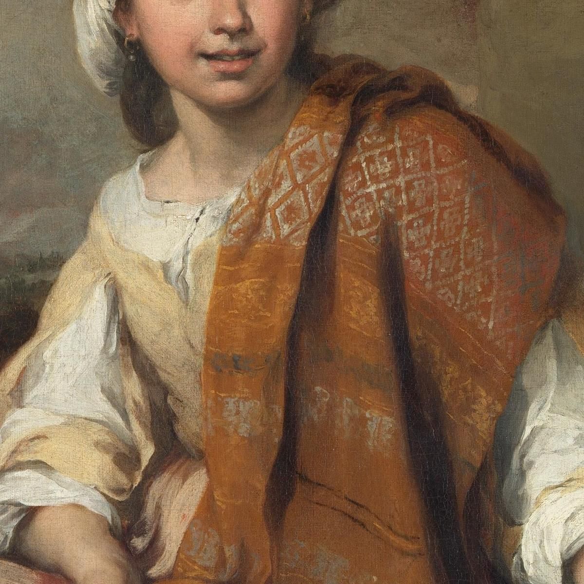 The Flower Girl Bartolomé Estebán Murillo bem32 canvas print