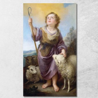 The Good Shepherd Bartolomé Estebán Murillo bem33 canvas print 