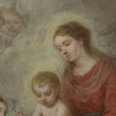 The Mystic Marriage Of Saint Catherine Bartolomé Estebán Murillo bem38 canvas print