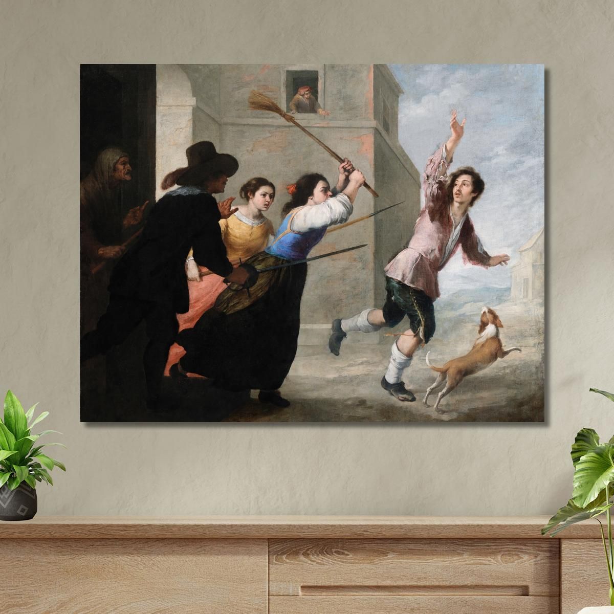 The Prodigal Son Driven Out Bartolomé Estebán Murillo bem42 canvas print 