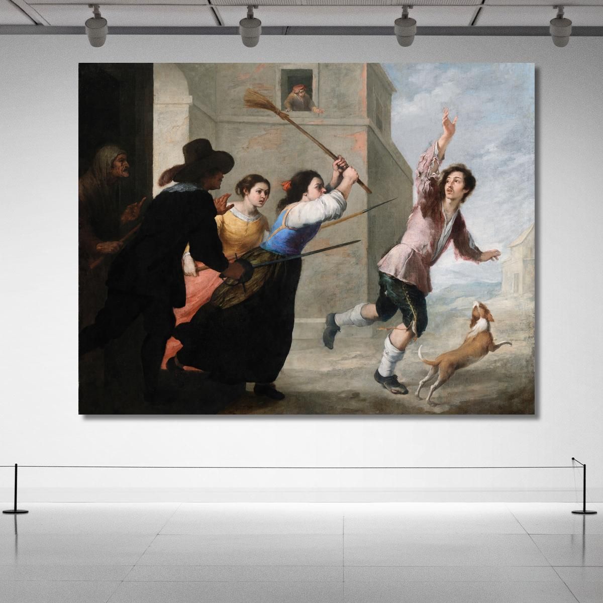 The Prodigal Son Driven Out Bartolomé Estebán Murillo bem42 canvas print 