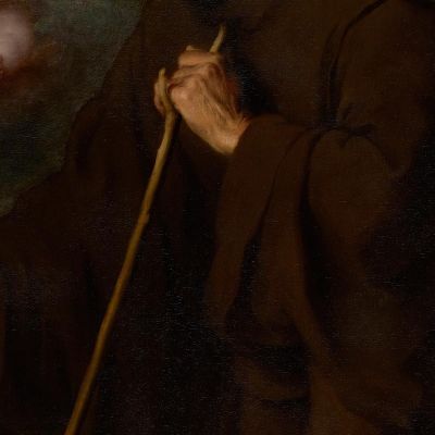The Vision Of Saint Francis Of Paola Bartolomé Estebán Murillo bem52 canvas print