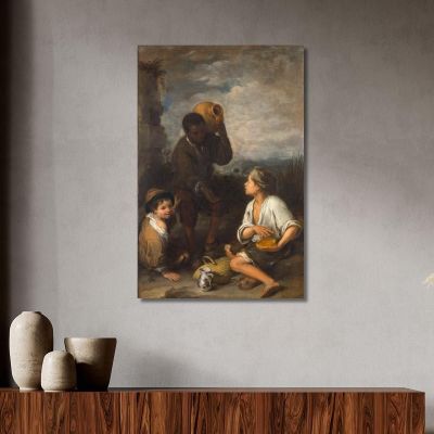 Three Boys Bartolomé Estebán Murillo bem53 canvas print 