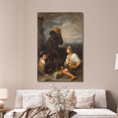 Three Boys Bartolomé Estebán Murillo bem53 canvas print 