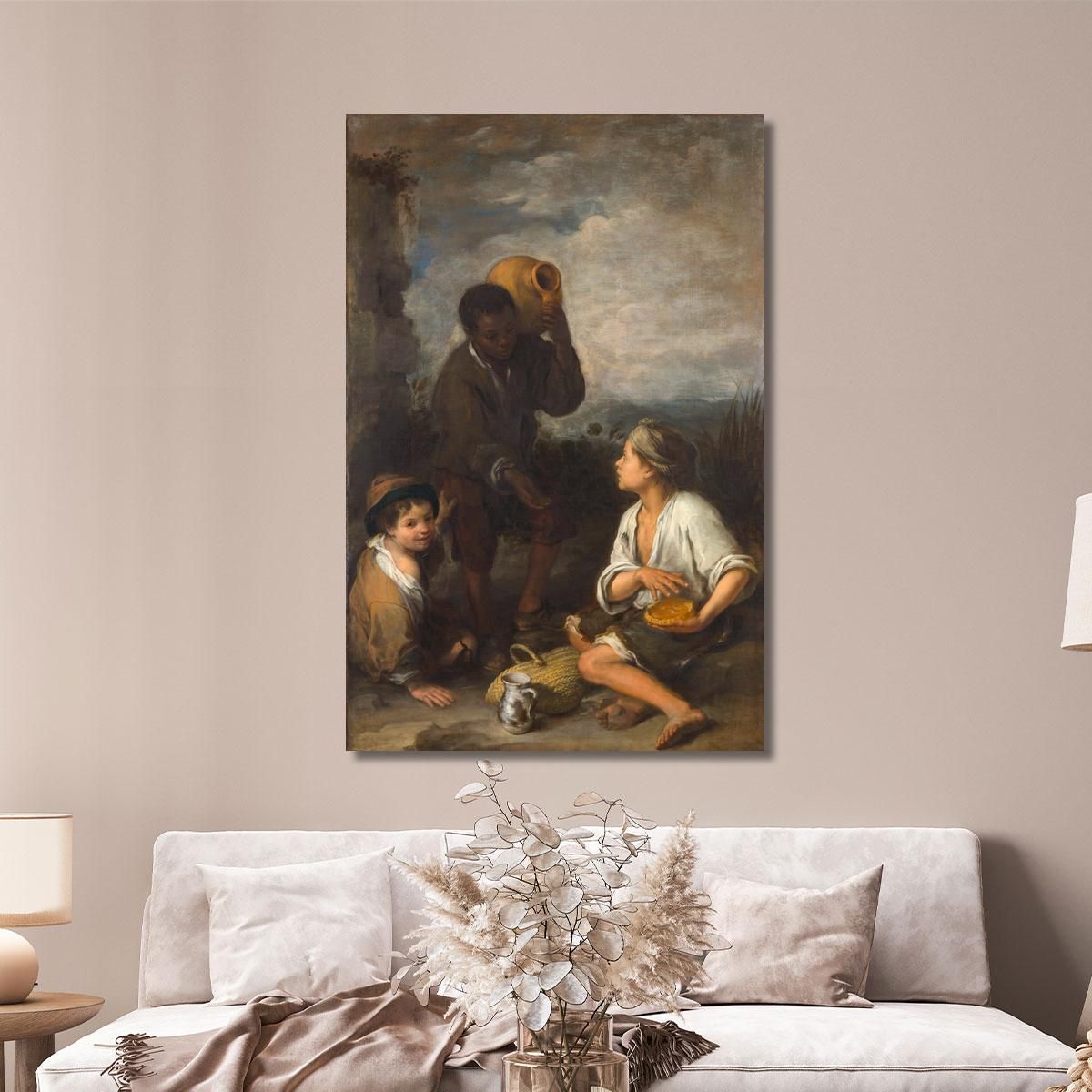 Three Boys Bartolomé Estebán Murillo bem53 canvas print 