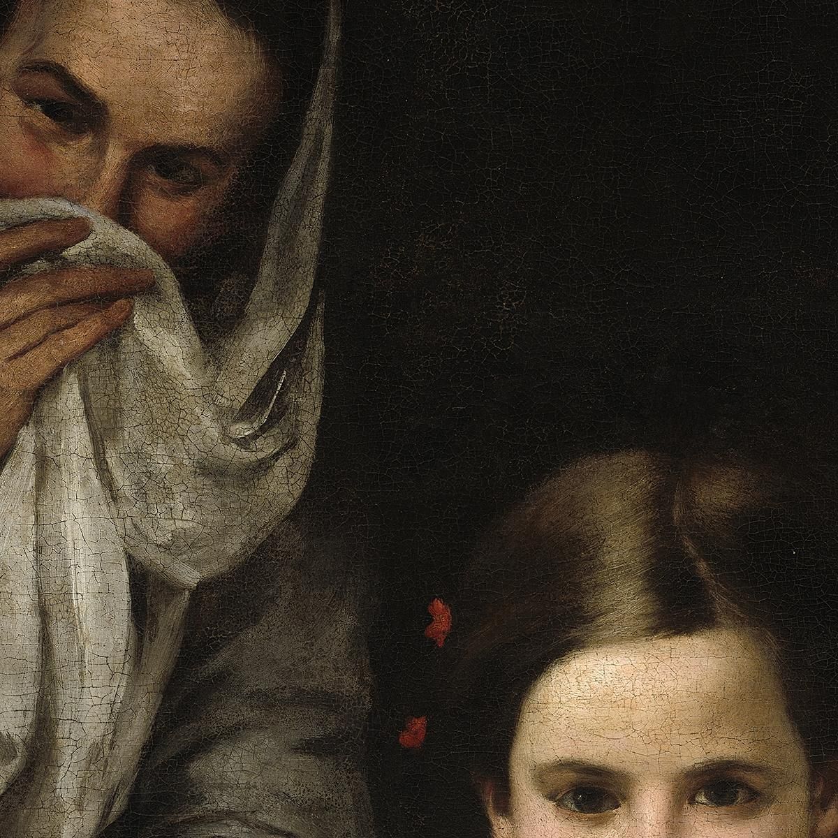 Two Women At A Window Bartolomé Estebán Murillo bem55 canvas print