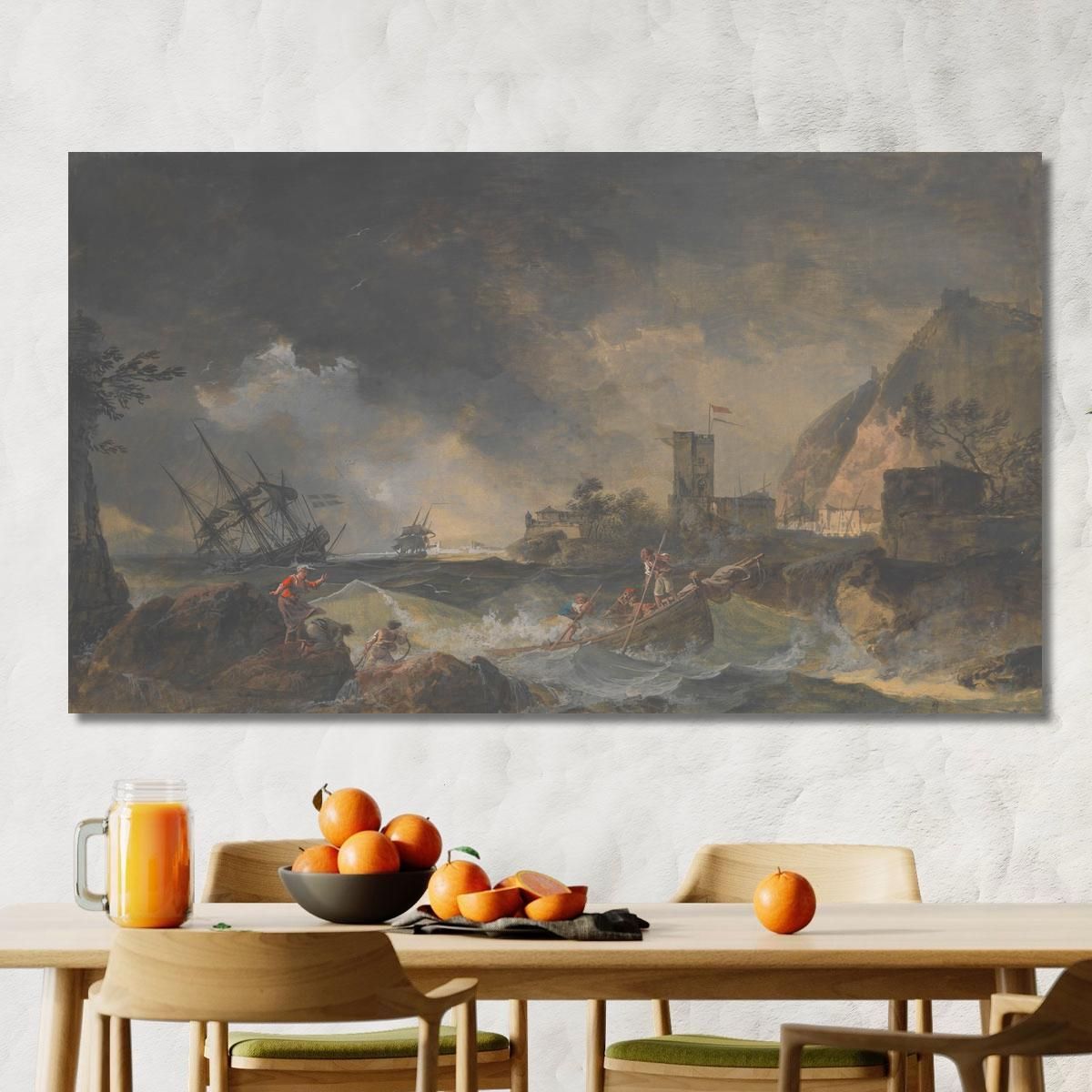 Storm Claude-Joseph Vernet cjv26 canvas print 