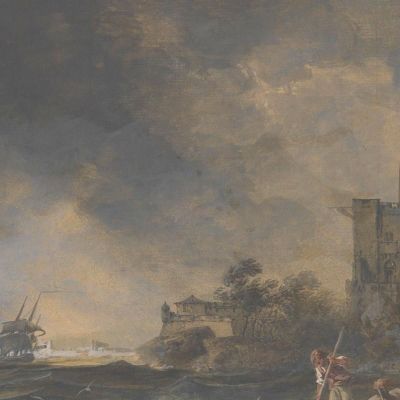 Storm Claude-Joseph Vernet cjv26 canvas print