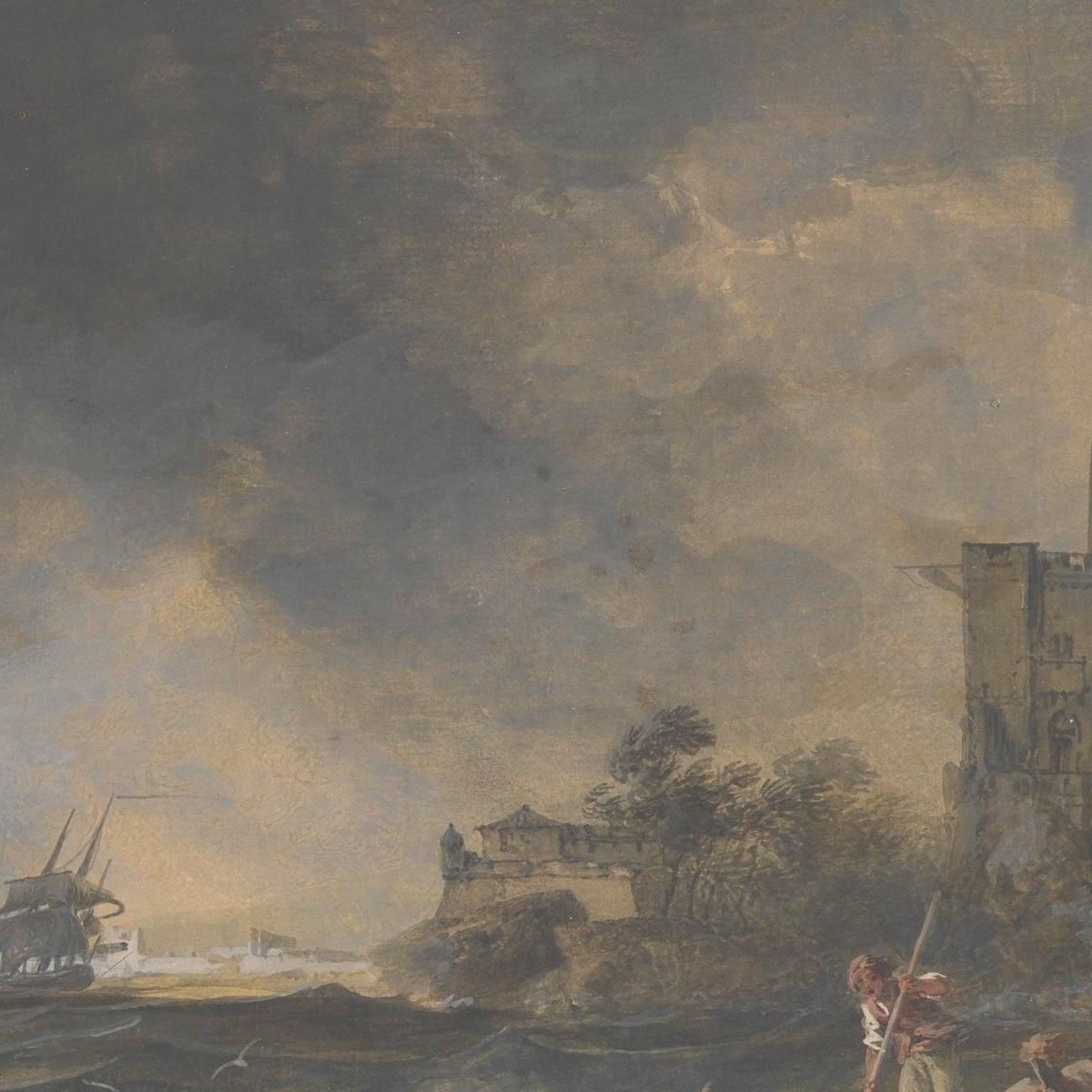 Storm Claude-Joseph Vernet cjv26 canvas print
