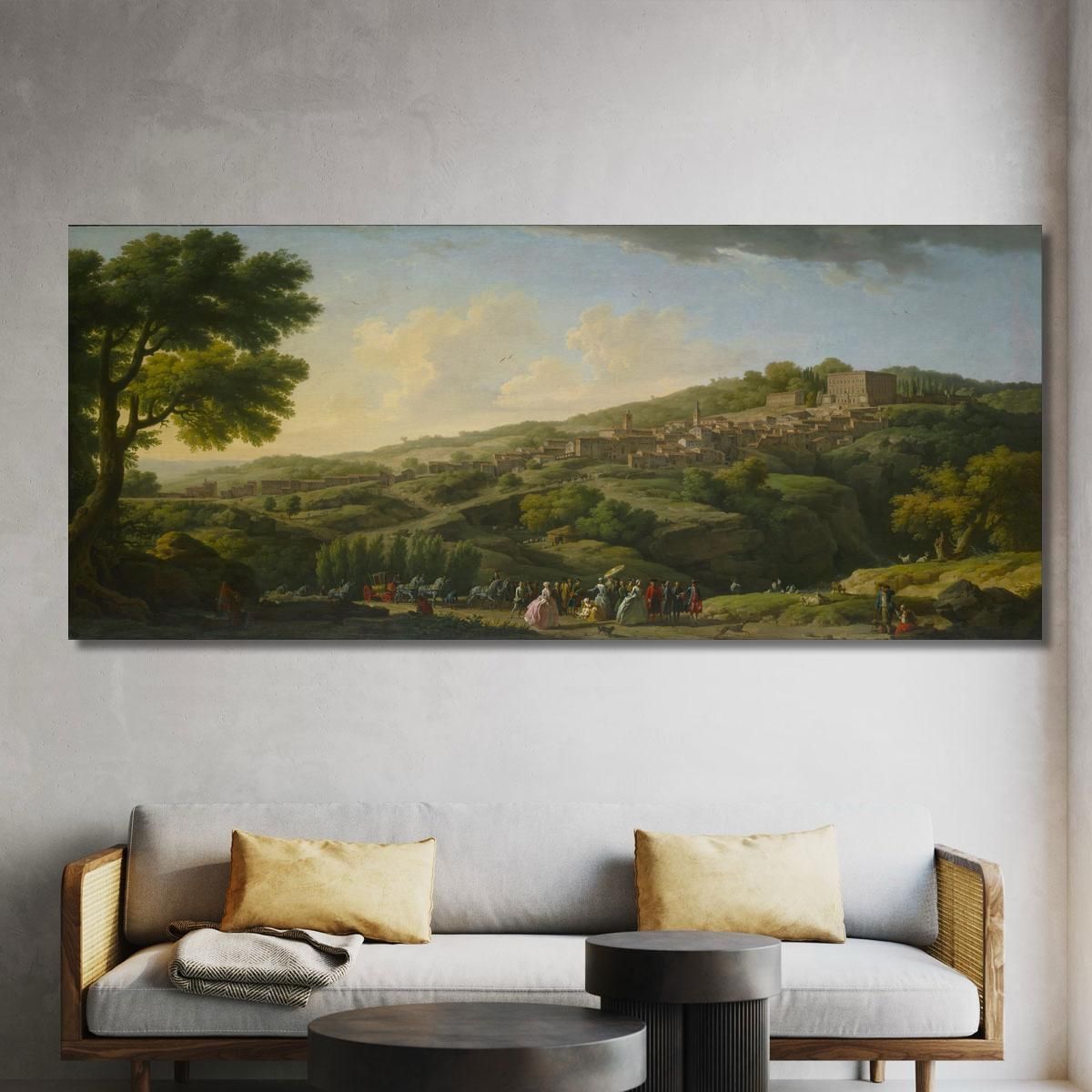 Villa At Caprarola Claude-Joseph Vernet cjv43 canvas print 