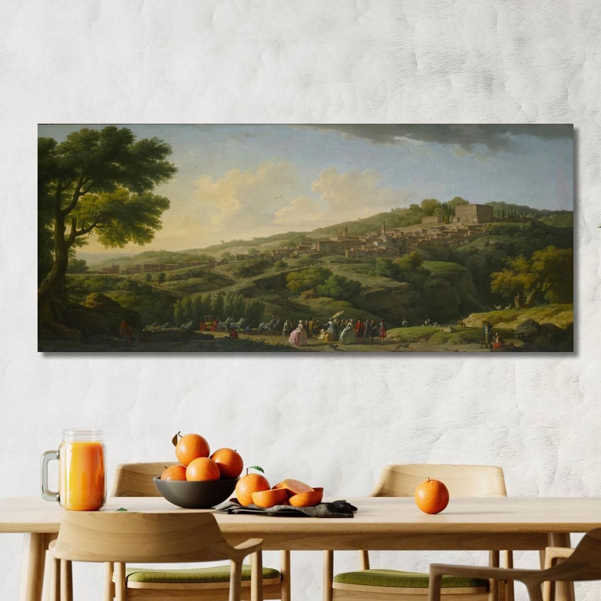 Villa At Caprarola Claude-Joseph Vernet cjv43 canvas print 