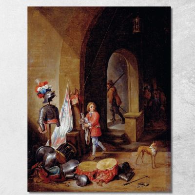 A Guard Room David Teniers The Younger dty5 canvas print 