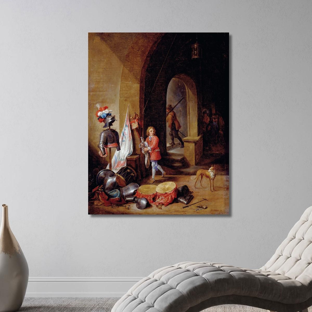 A Guard Room David Teniers The Younger dty5 canvas print 