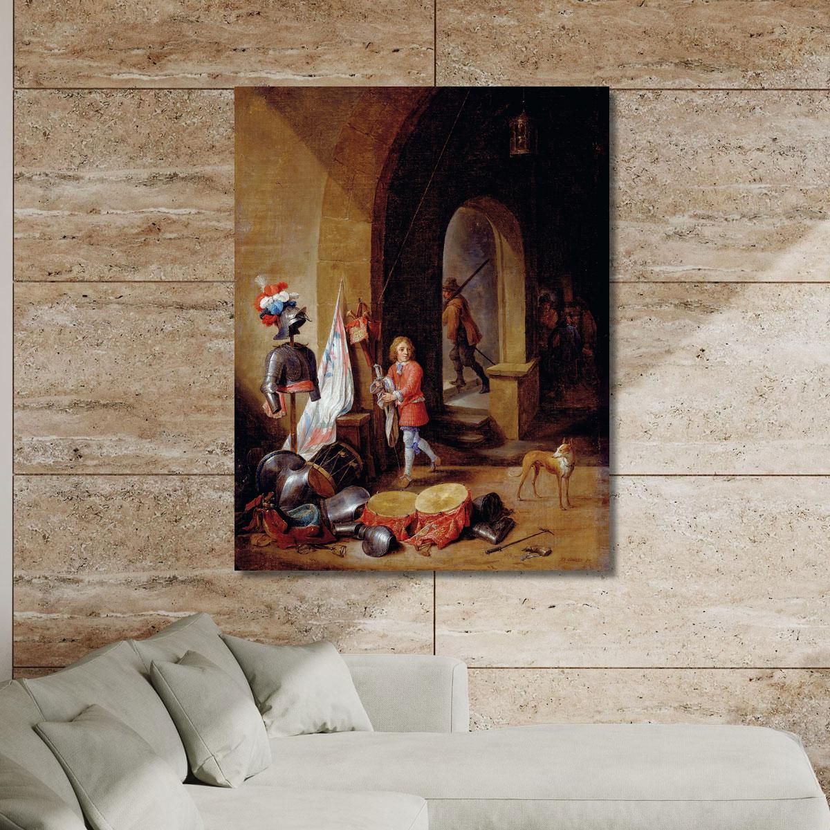 A Guard Room David Teniers The Younger dty5 canvas print 