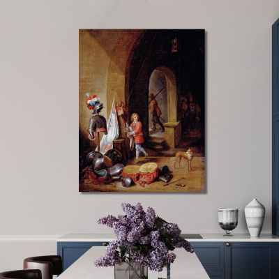 A Guard Room David Teniers The Younger dty5 canvas print 