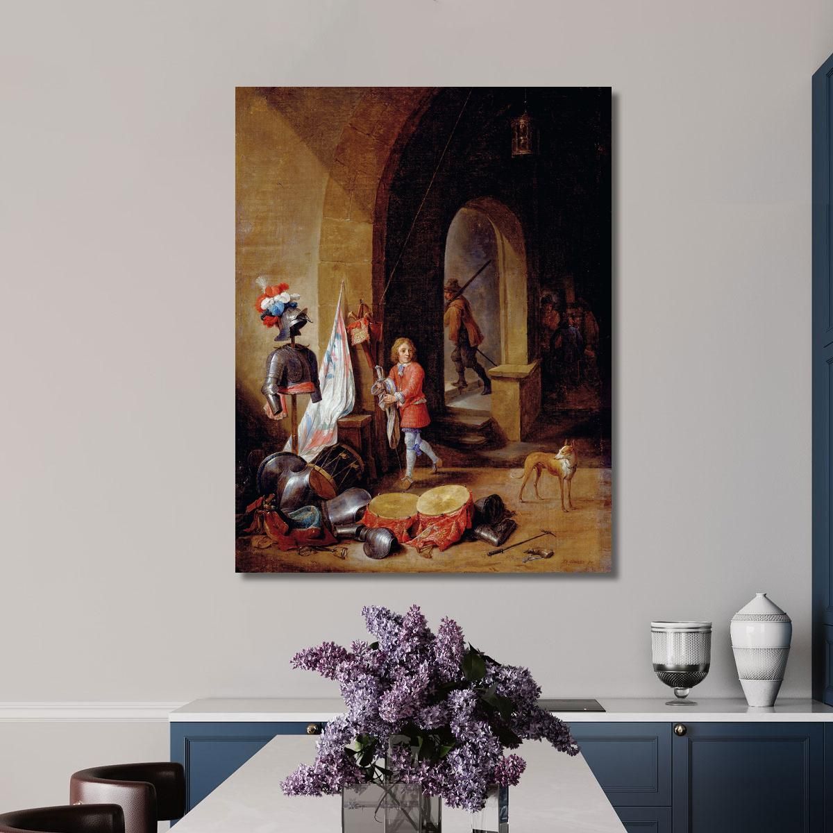 A Guard Room David Teniers The Younger dty5 canvas print 