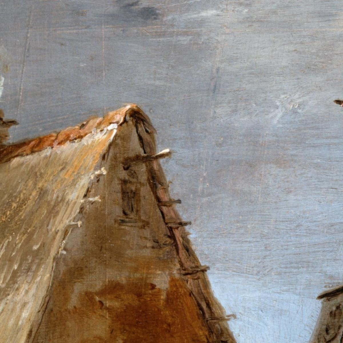 A Road Near A Cottage David Teniers The Younger dty15 canvas print