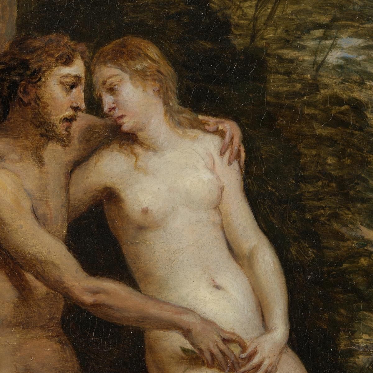 Adam And Eve In Paradise David Teniers The Younger dty18 canvas print