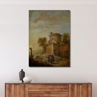 Afternoon David Teniers The Younger dty19 canvas print 