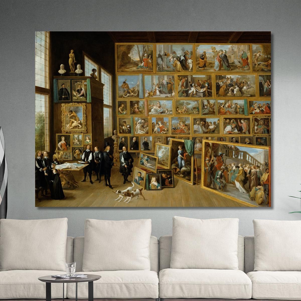 Archduke Leopold William In His Gallery At Brussels David Teniers The Younger dty26 canvas print 