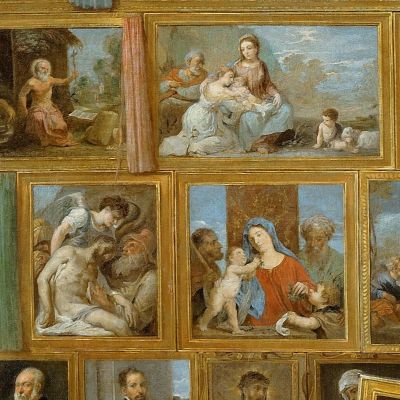 Archduke Leopold William In His Gallery At Brussels David Teniers The Younger dty26 canvas print