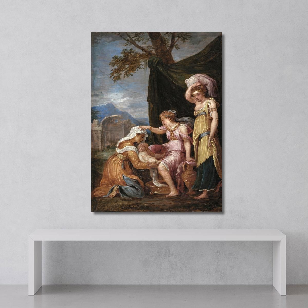 Birth Of Jupiter David Teniers The Younger dty29 canvas print 