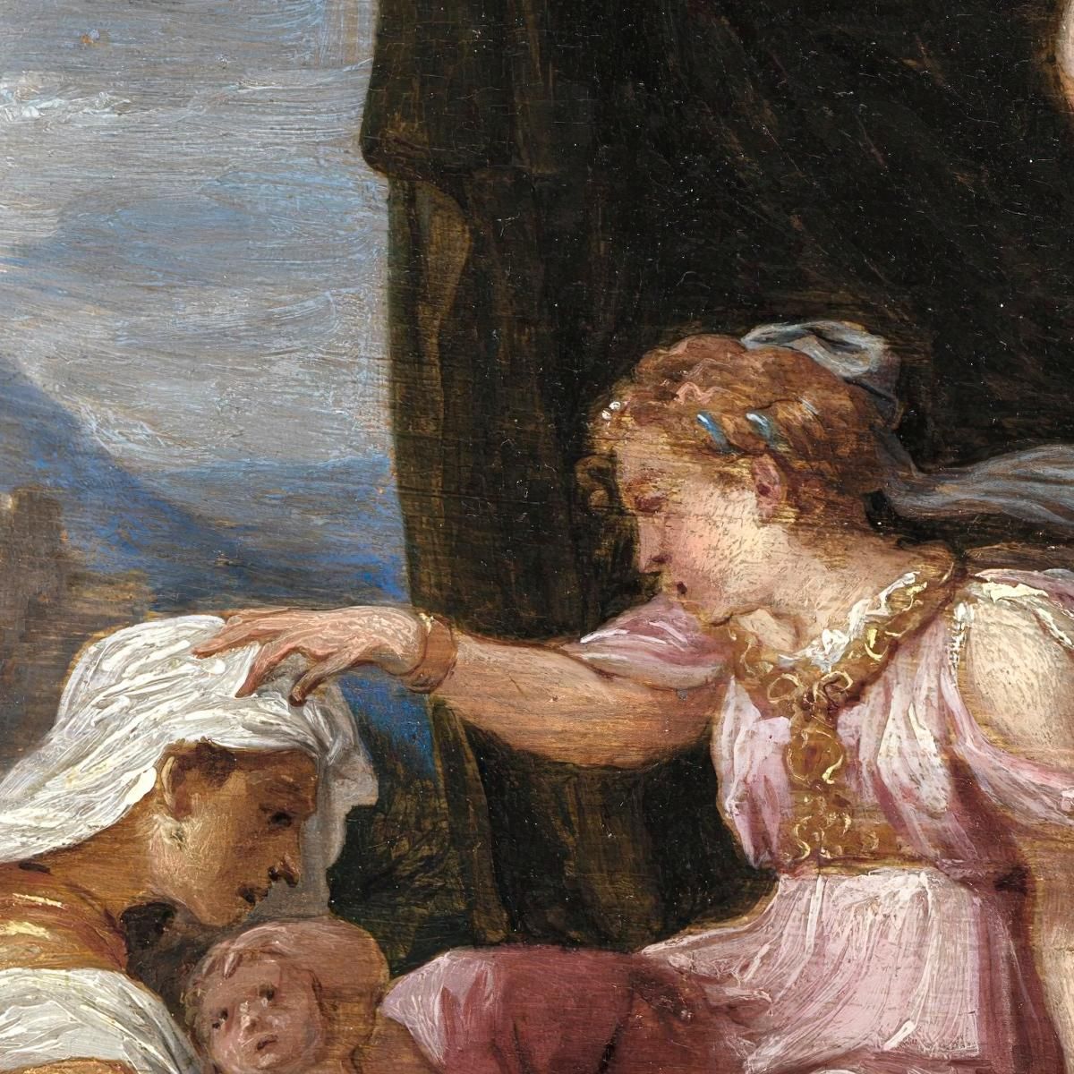 Birth Of Jupiter David Teniers The Younger dty29 canvas print
