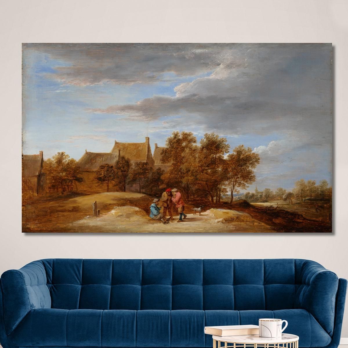 By The Wayside David Teniers The Younger dty31 canvas print 