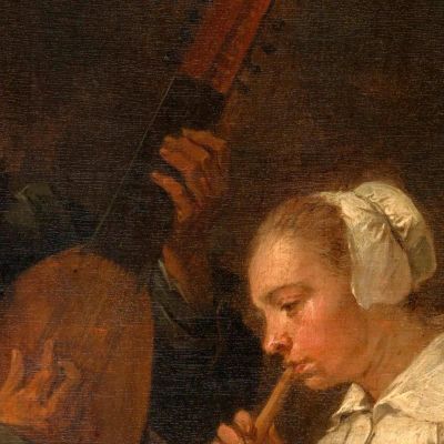 Duet David Teniers The Younger dty34 canvas print