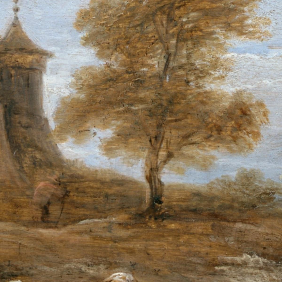 Gypsies In A Landscape David Teniers The Younger dty41 canvas print