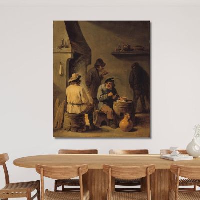 La Tabagie David Teniers The Younger dty51 canvas print 