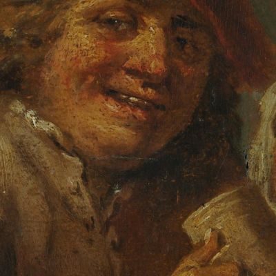 Old Man And Woman David Teniers The Younger dty61 canvas print