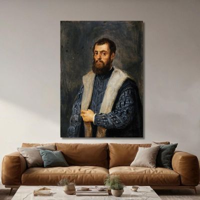 Portrait Of A Man After Titian David Teniers The Younger dty70 canvas print 
