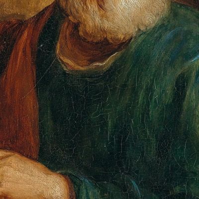 Saint Peter After Palma Il Giovane David Teniers The Younger dty72 canvas print