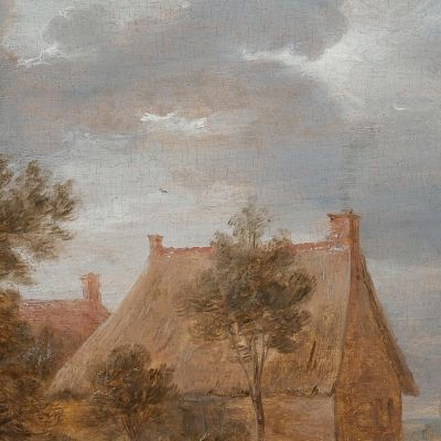 Soldiers Sacking A Village David Teniers The Younger dty78 canvas print