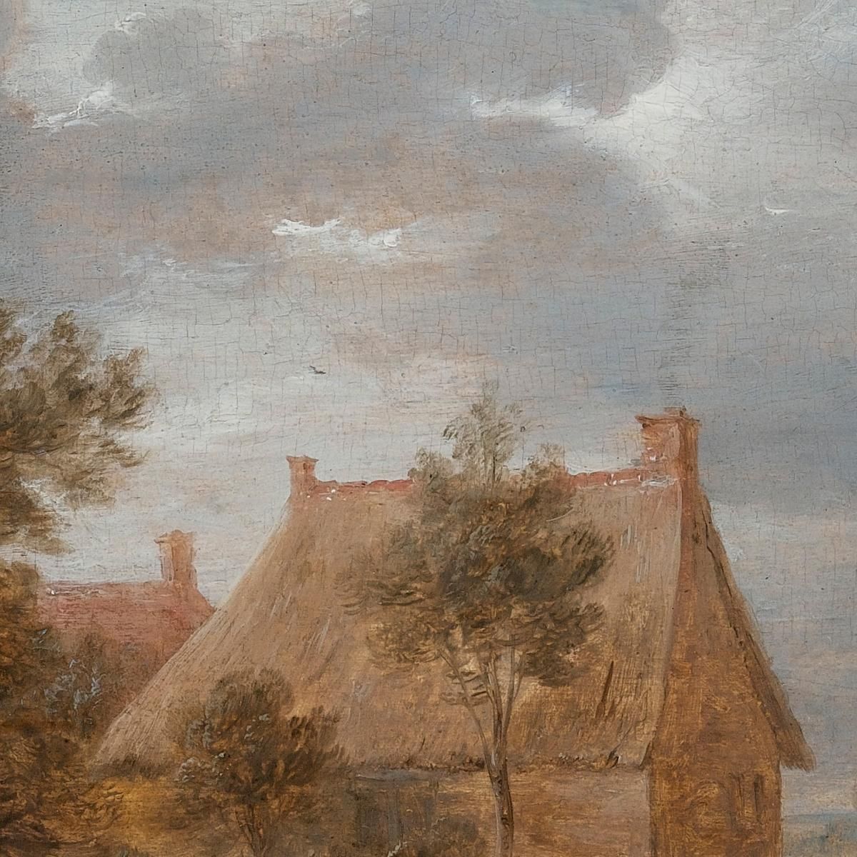 Soldiers Sacking A Village David Teniers The Younger dty78 canvas print
