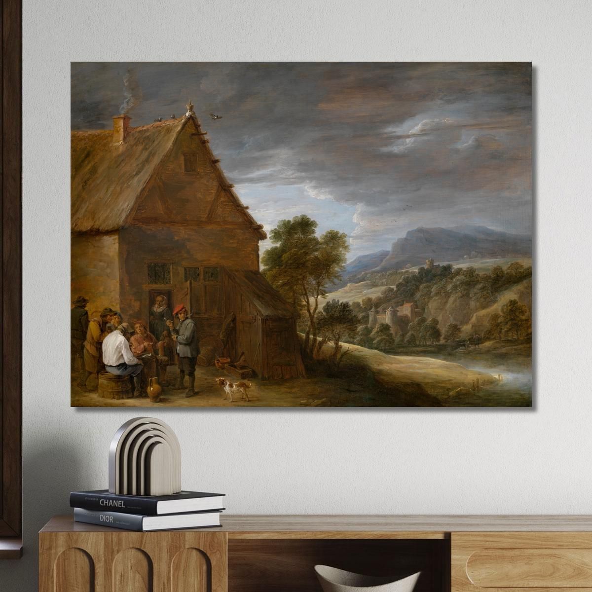 Tavern Scene 2 David Teniers The Younger dty82 canvas print 