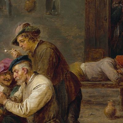 Tavern Scene David Teniers The Younger dty84 canvas print