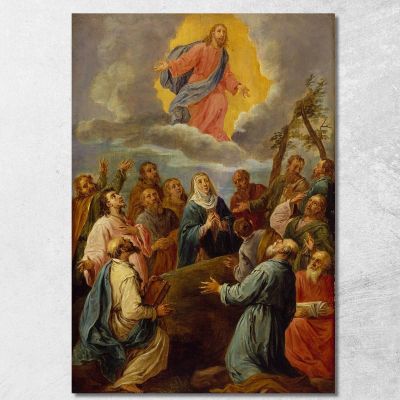 The Ascension After Leandro Bassano David Teniers The Younger dty87 canvas print 