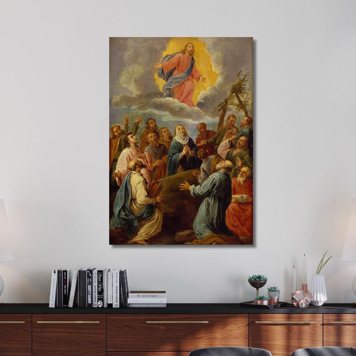 The Ascension After Leandro Bassano David Teniers The Younger dty87 canvas print 